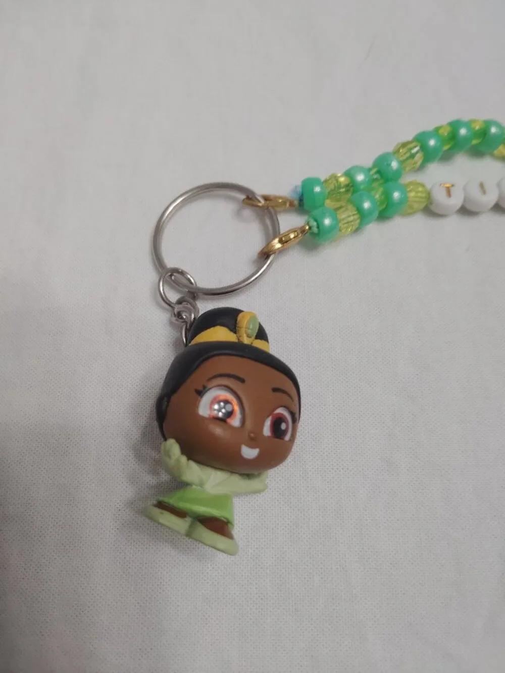 Disney Doorable Dancing Princess Tiana Handmade Keychain